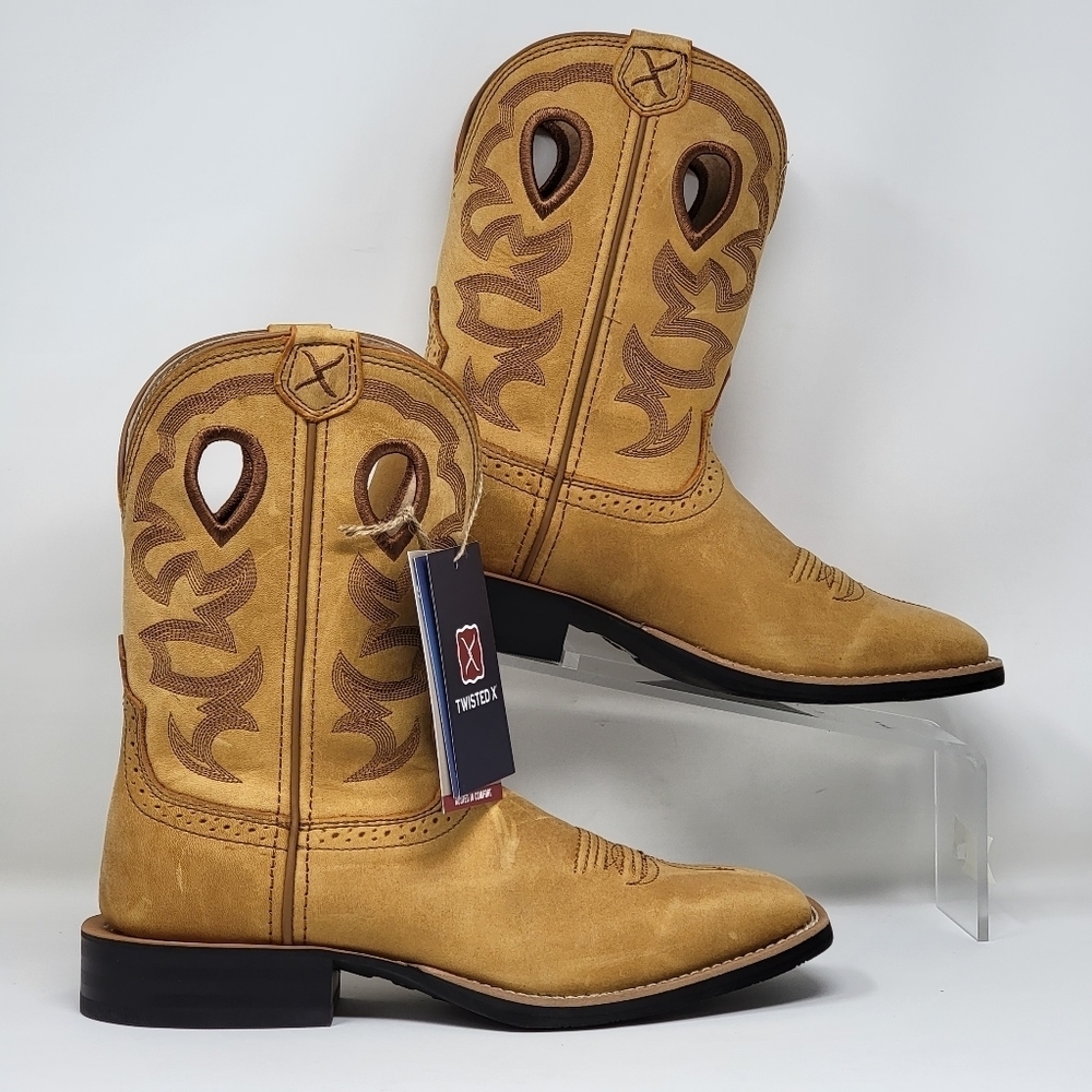 Twisted X Tan Winter Boots with Cutout Design
